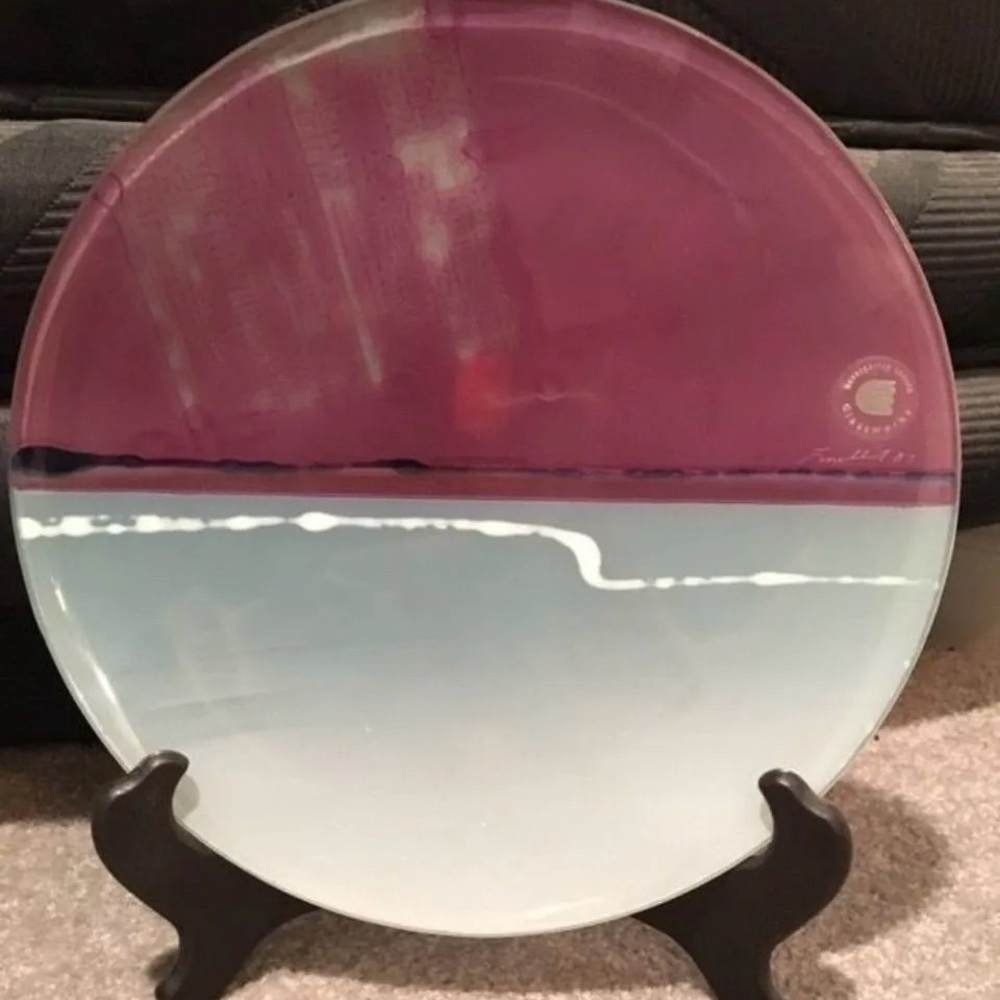 Vintage Transparent Collectable plates